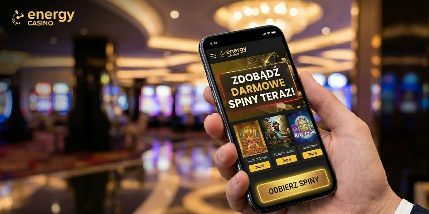 Energy Casino bonus powitalny i darmowe spiny na ekranie mobilnym