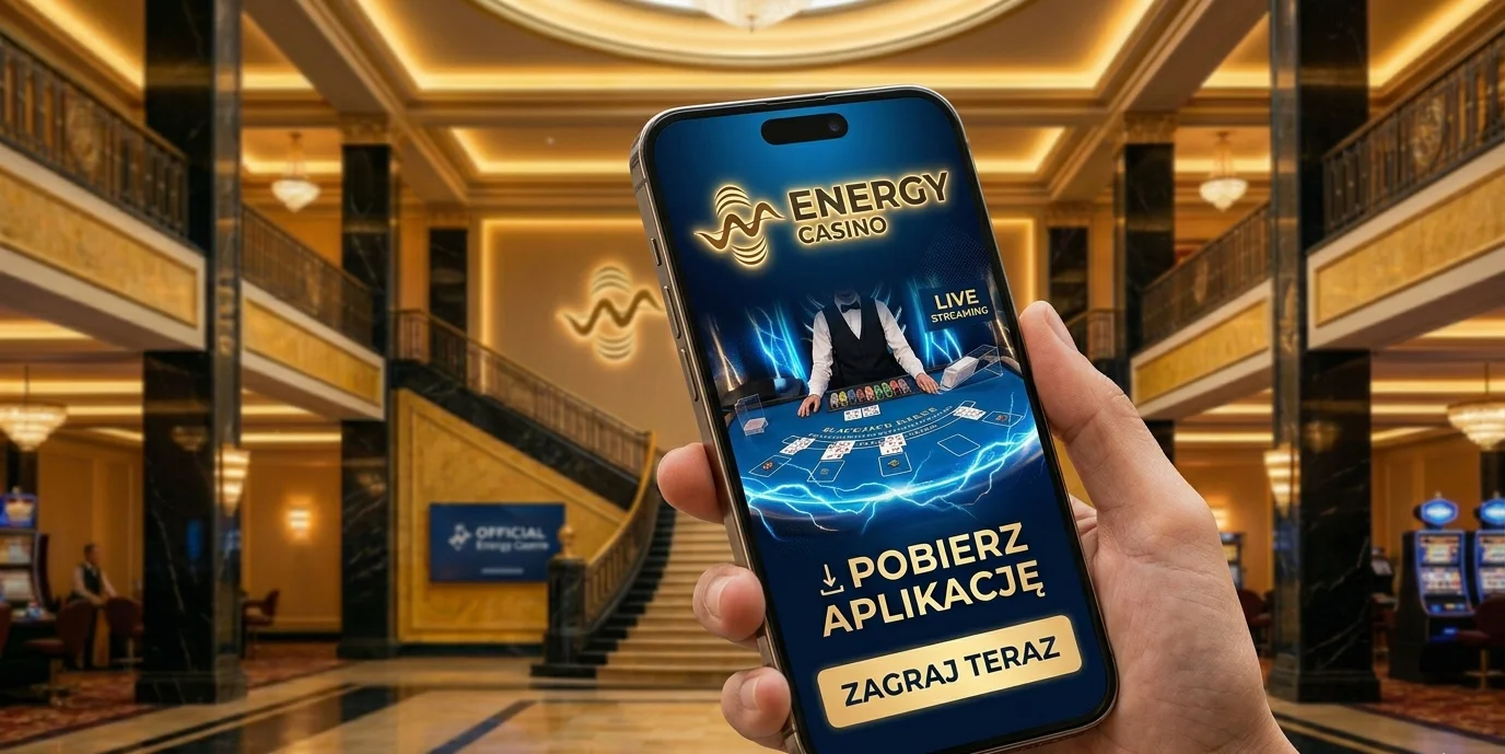 Energy Casino aplikacja - transmisja blackjacka na zywo